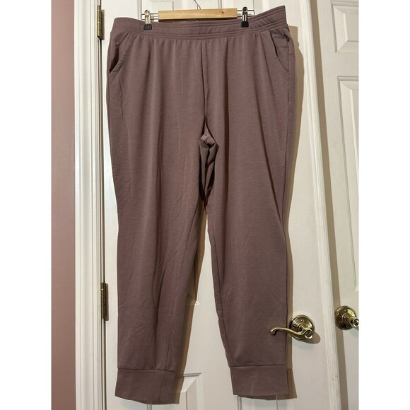 Eddie Bauer Lounge Jogger Sweatpants Womens XXL Mauve - Picture 1 of 6